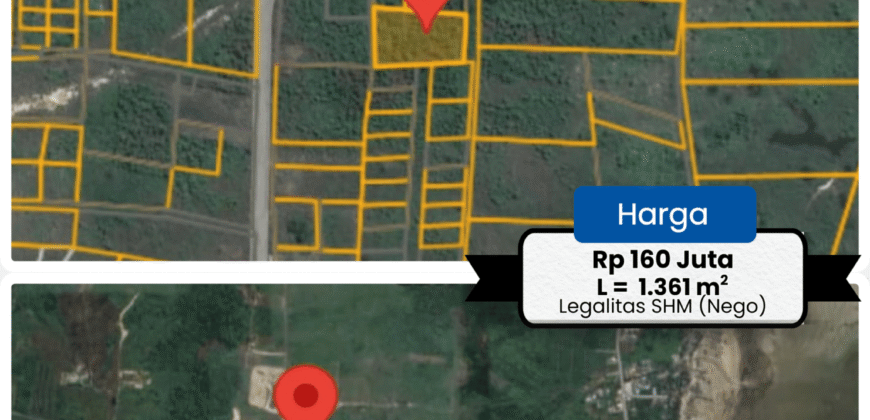 DIJUAL TANAH Jl. PROVIDENT (AMAL/BINALATUNG) – TARAKAN – KALTARA