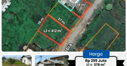 DIJUAL RUMAH DAN TANAH Jl. TJ. RUMBIA (PINGGIR JALAN) – BULUNGAN – KALTARA