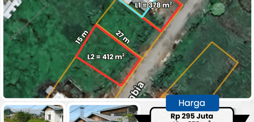 DIJUAL RUMAH DAN TANAH Jl. TJ. RUMBIA (PINGGIR JALAN) – BULUNGAN – KALTARA