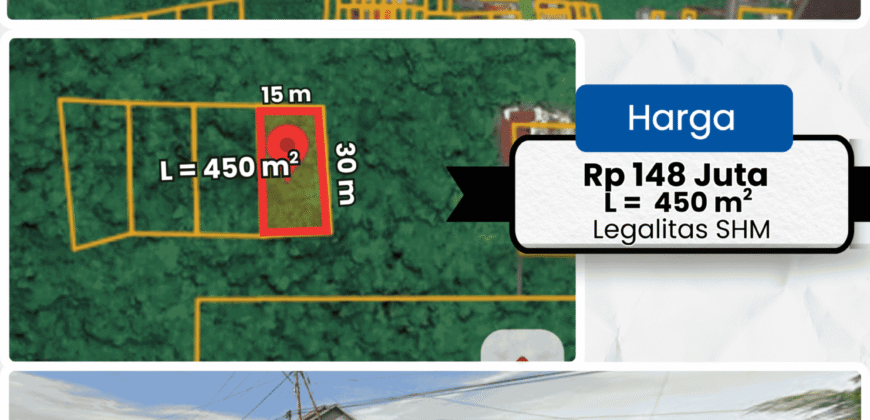 DIJUAL TANAH Jl. SABANAR LAMA II (GG. WATAWAN) BULUNGAN – KALTARA