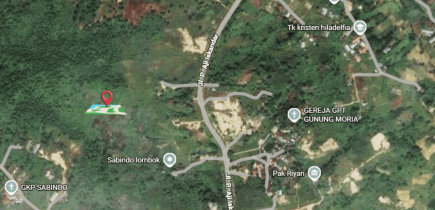 DIJUAL TANAH Jl. P. AJI ISKANDAR (BELAKANG PEMANCINGAN) – TARAKAN – KALTARA