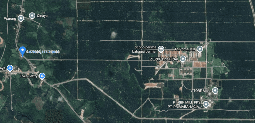 DIJUAL TANAH DESA BINAI (DEKAT PT. PRIMA BAHAGIA PERMAI)- BULUNGAN – KALTARA