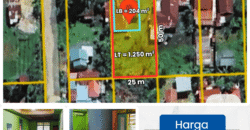 DIJUAL RUMAH DAN TANAH Jl. POROS BULUNGAN-MALINAU (JL. MASJID KILO 2) – BULUNGAN – KALTARA