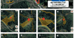 DIJUAL TANAH (± 6 HA) Jl. GN. AMAL (KAMPUNG ENAM)- TARAKAN – KALTARA