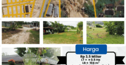 DIJUAL TANAH DAN RUMAH Jl. AKI BALAK (SAMPING PERUM MANDIRI REGENCY DAN 613 RJA) – TARAKAN – KALTARA