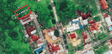 DIJUAL TANAH Jl. GELATIK GG. MURAI (DEKAT MASJID DARUSSALAM) – BULUNGAN – KALTARA