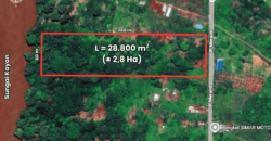 DIJUAL TANAH (± 2,8 HA) Jl. PUNAS MERANTI (ARAH PLTMG GN. SERIANG) – BULUNGAN – KALTARA
