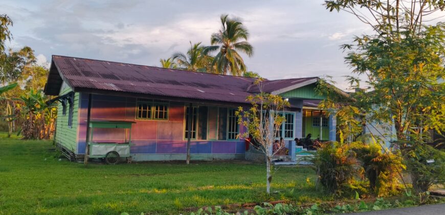 DIJUAL RUMAH DAN TANAH Jl. POROS BULUNGAN-MALINAU (JL. MASJID KILO 2) – BULUNGAN – KALTARA