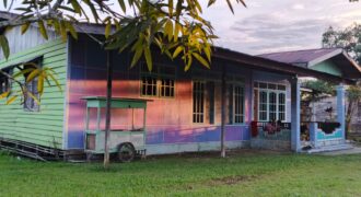 DIJUAL RUMAH DAN TANAH Jl. POROS BULUNGAN-MALINAU (JL. MASJID KILO 2) – BULUNGAN – KALTARA