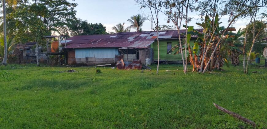 DIJUAL RUMAH DAN TANAH Jl. POROS BULUNGAN-MALINAU (JL. MASJID KILO 2) – BULUNGAN – KALTARA